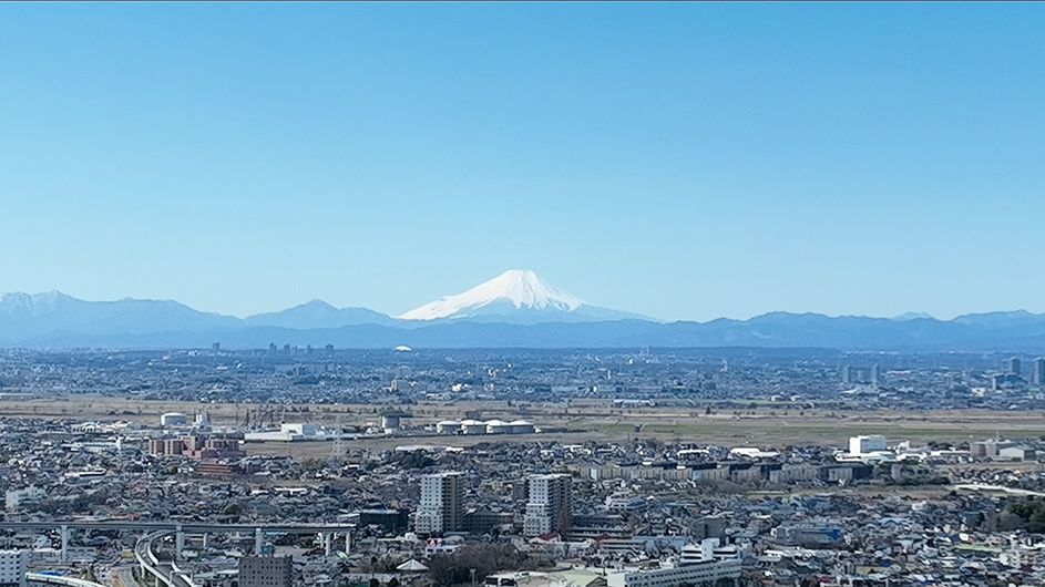 大宮駅周辺からの空撮写真